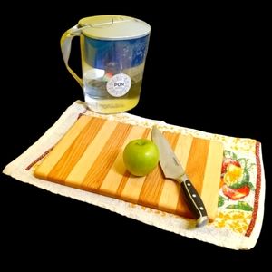 Two-tone Handmade Wooden Kitchen Cutting Board